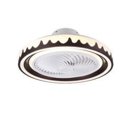 Ventilador de techo redondo de 3 velocidades con control remoto