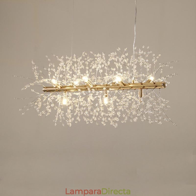 Lámpara colgante moderna de fuegos artificiales