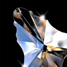 Lámpara de araña de cristal europea con 30 luces, luz de techo decorativa
