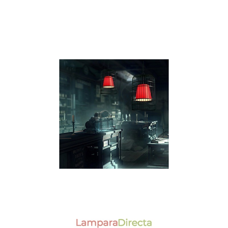Lámpara de araña tradicional clásica retro linterna de metal