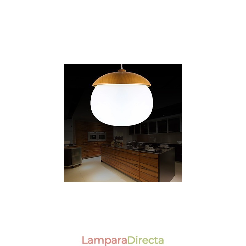 Lámpara de araña moderna de bambú de estilo mini contemporáneo