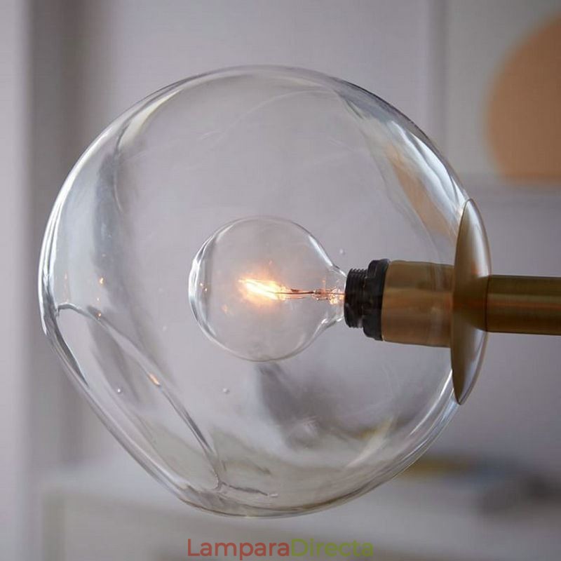 Lámpara colgante contemporánea Magic Bean, sencilla, 8 luces