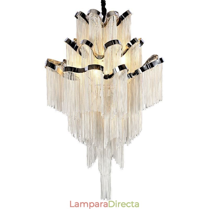 Lámpara colgante con borlas moderna y elegante