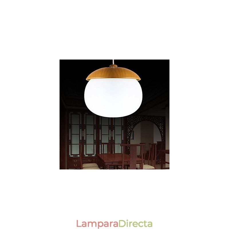 Lámpara de araña moderna de bambú de estilo mini contemporáneo