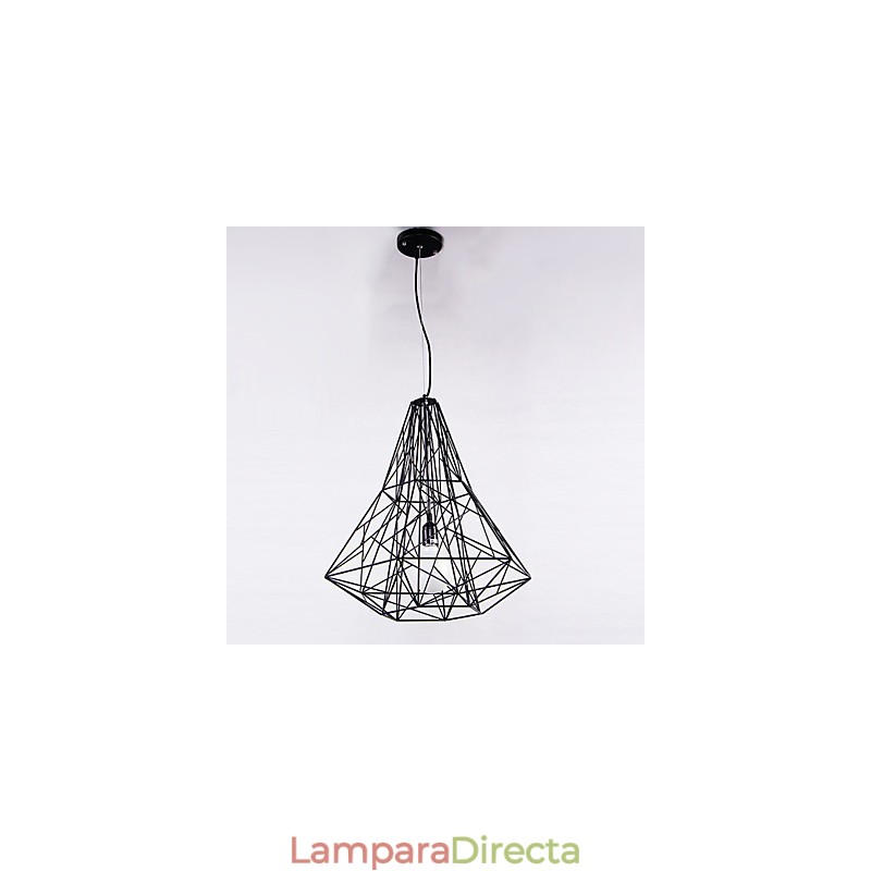 Lámpara de araña moderna contemporánea de metal cromado