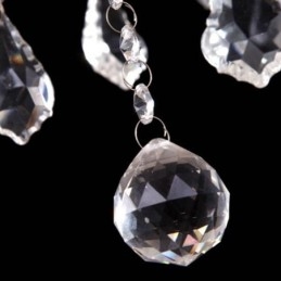 Lámpara colgante de cristal europea de jade blanco única
