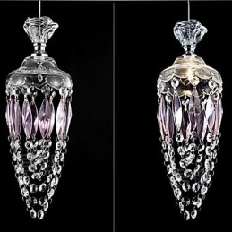 Lámpara de araña de cristal moderna y contemporánea.