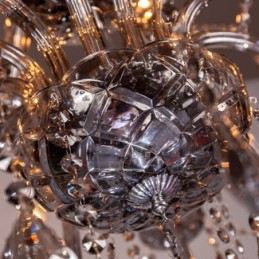 Lámpara colgante elegante de cristal europeo de gran tamaño