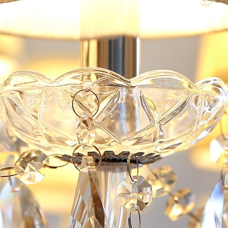 Lámpara colgante de cristal moderna europea transparente