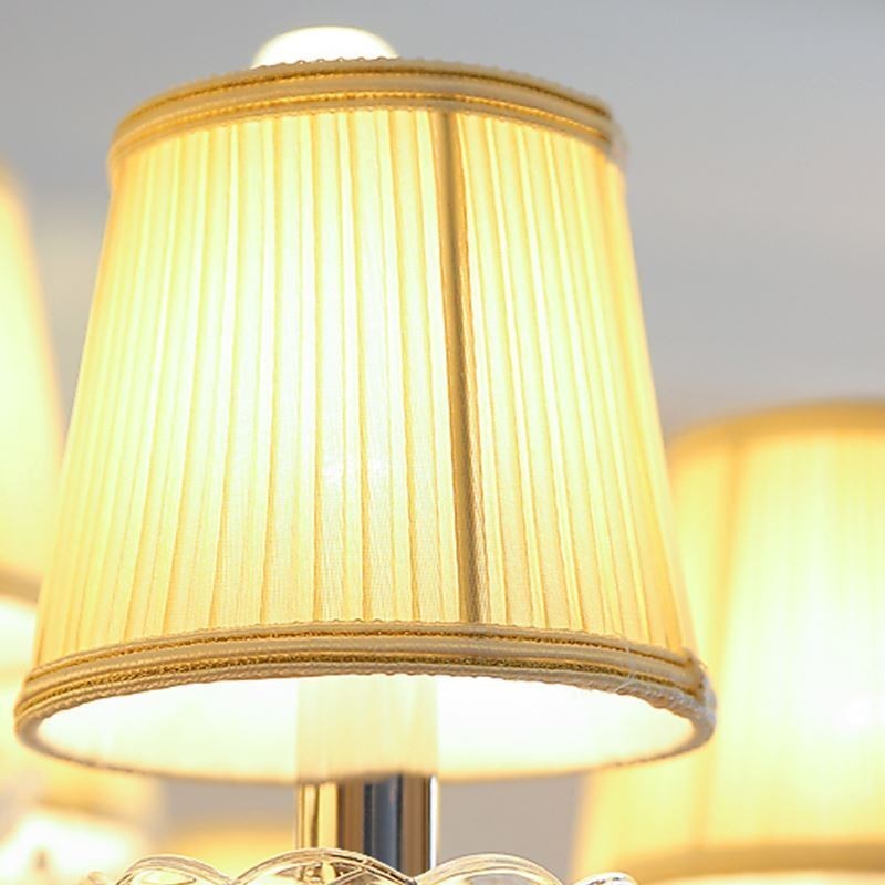 Lámpara colgante de cristal moderna europea transparente
