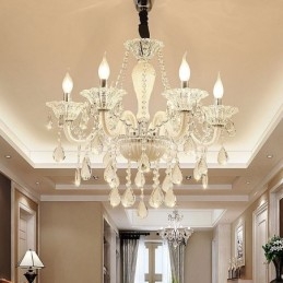 Lámpara colgante elegante de cristal europeo