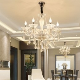 Lámpara colgante elegante de cristal europeo