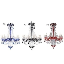 Lámpara colgante elegante de cristal europeo