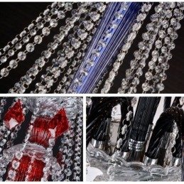 Lámpara colgante elegante de cristal europeo