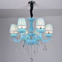 Lámpara colgante de cristal creativa y elegante de estilo europeo.