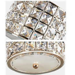 Lámpara colgante de cristal de 3 luces