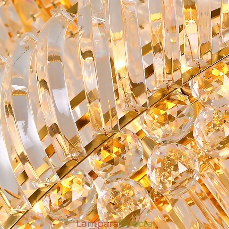 Lámpara de araña de cristal de lujo, moderna, europea, elegante, larga, colgante, escalera dúplex