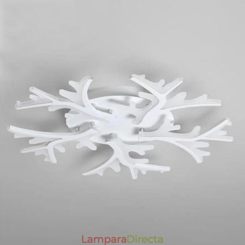 Lámpara de techo minimalista moderna con diseño de astas y montaje empotrado