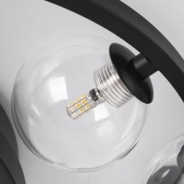 Lámpara de techo de cristal decorativa minimalista moderna con montaje empotrado