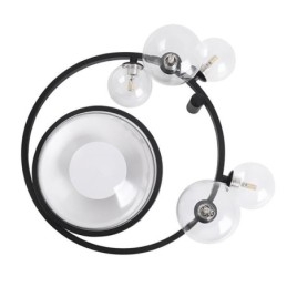 Lámpara de techo de cristal decorativa minimalista moderna con montaje empotrado