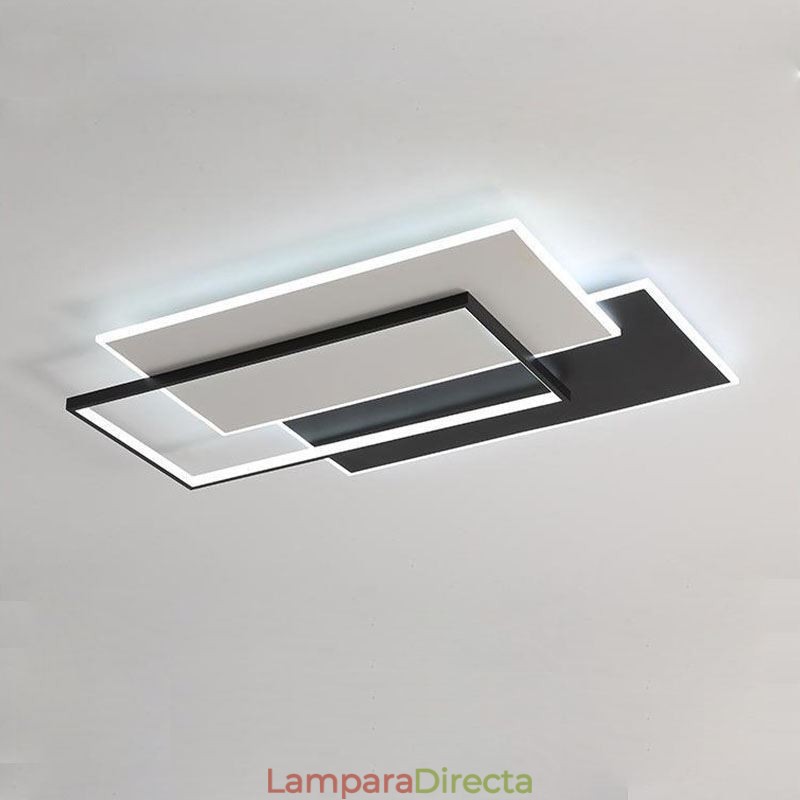Lámpara de techo acrílica cuadrada minimalista empotrada