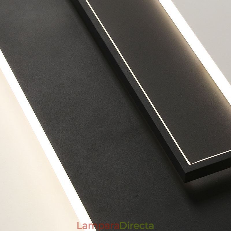 Lámpara de techo cuadrada de acrílico minimalista empotrada de 40 x 50 cm
