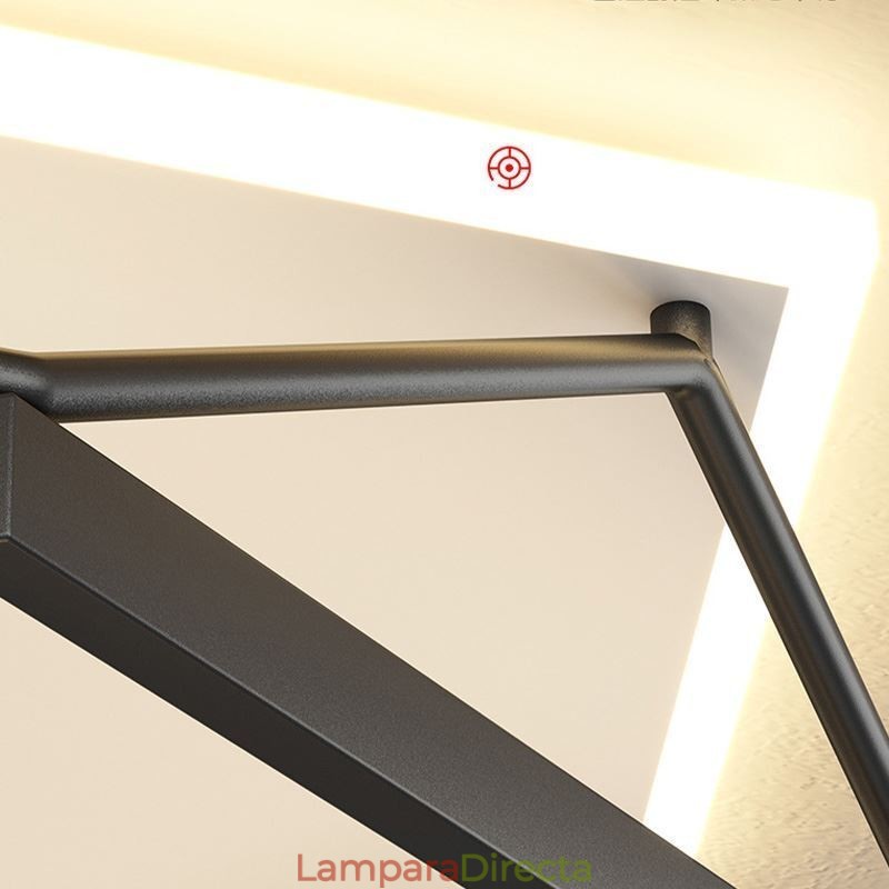 Lámpara de techo tridimensional hueca empotrada de 55 cm