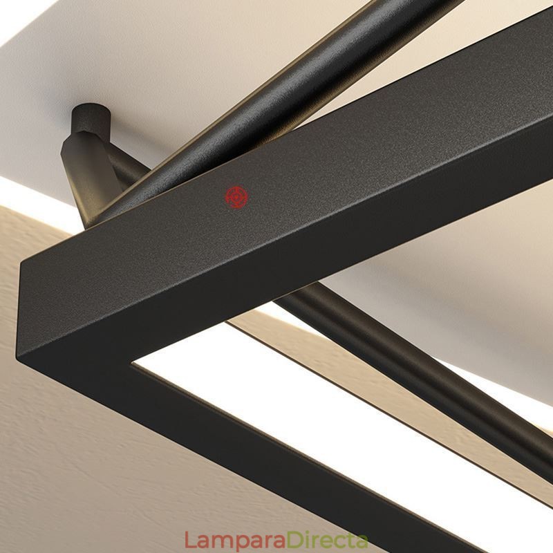 Lámpara de techo tridimensional hueca empotrada de 55 cm