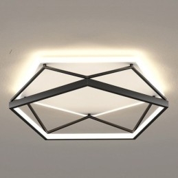 Lámpara de techo tridimensional hueca empotrada de 55 cm