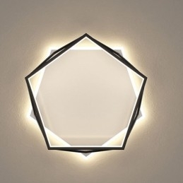 Lámpara de techo tridimensional hueca empotrada de 55 cm