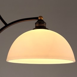 Lámparas de techo minimalistas retro Lámparas de techo de cristal de estilo europeo Lámpara