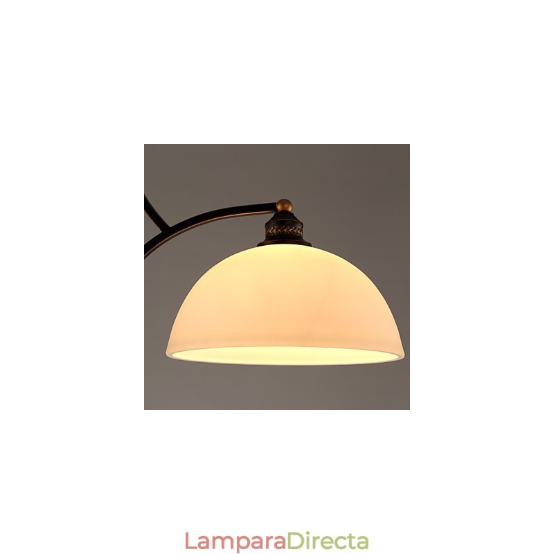 Lámparas de techo minimalistas retro Lámparas de techo de cristal de estilo europeo Lámpara