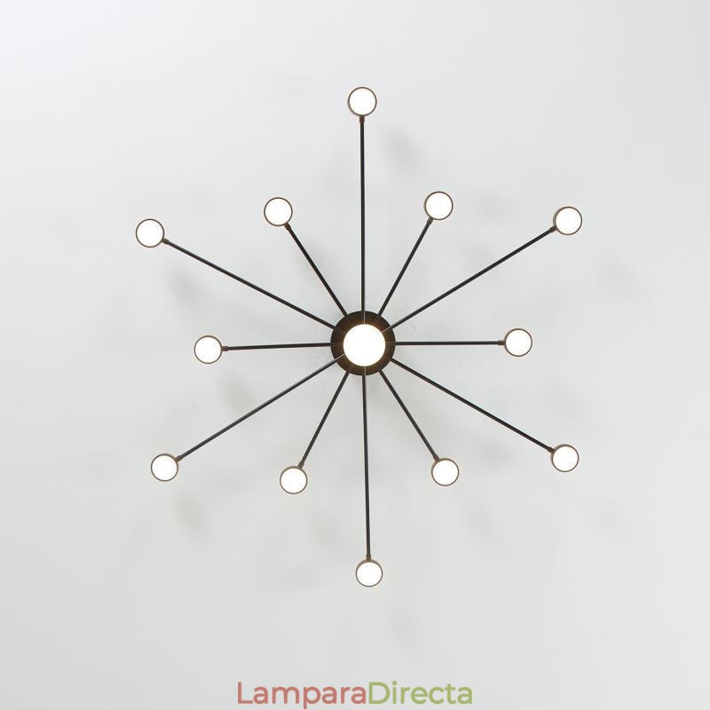 Lámpara de techo minimalista moderna empotrada con pantalla acrílica