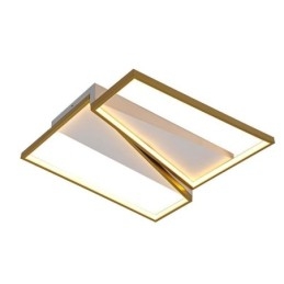 Lámpara de techo trapezoidal de mosaico minimalista empotrada