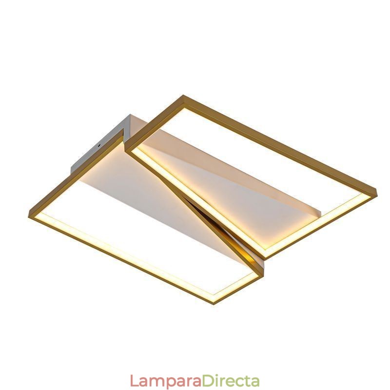 Lámpara de techo trapezoidal de mosaico minimalista empotrada