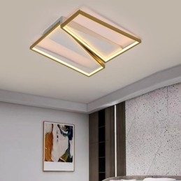 Lámpara de techo trapezoidal de mosaico minimalista empotrada