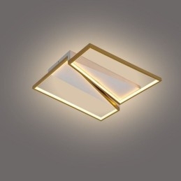 Lámpara de techo trapezoidal de mosaico minimalista empotrada