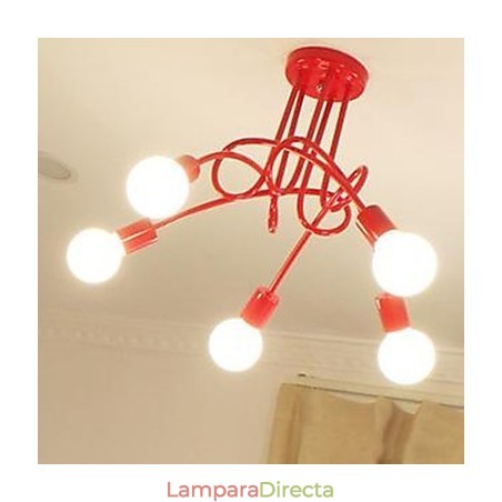 Lámpara de techo absorbente contemporánea y contraída Lámpara de techo absorbente contemporánea y contraída