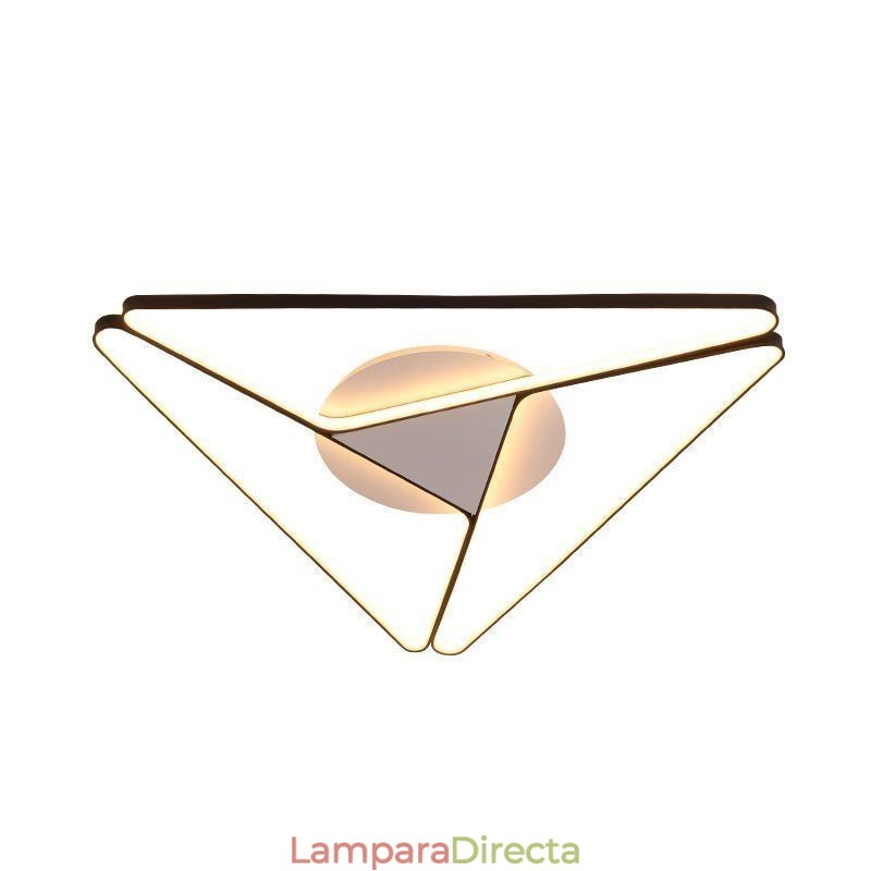 Lámpara de techo triangular minimalista empotrada