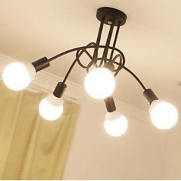 Lámpara de techo absorbente contemporánea y contraída