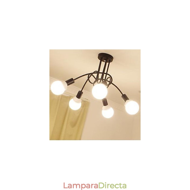 Lámpara de techo absorbente contemporánea y contraída