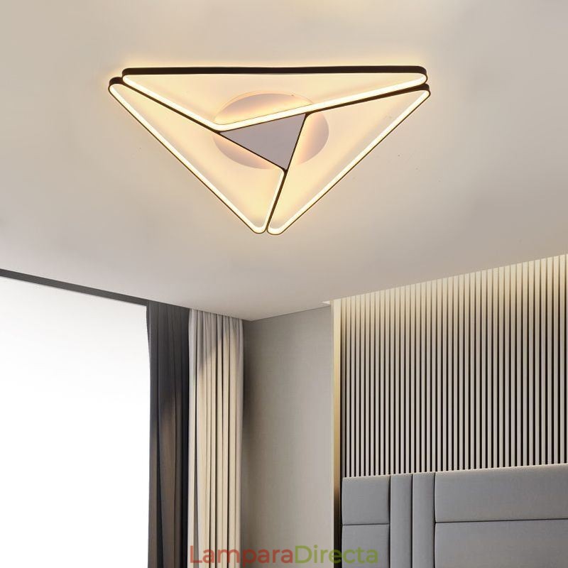 Lámpara de techo triangular minimalista empotrada