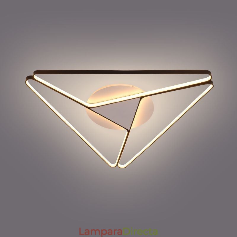 Lámpara de techo triangular minimalista empotrada