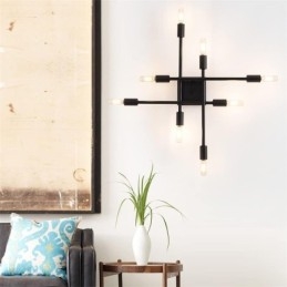 Lámpara de techo decorativa de estilo industrial americano con montaje empotrado retro campestre