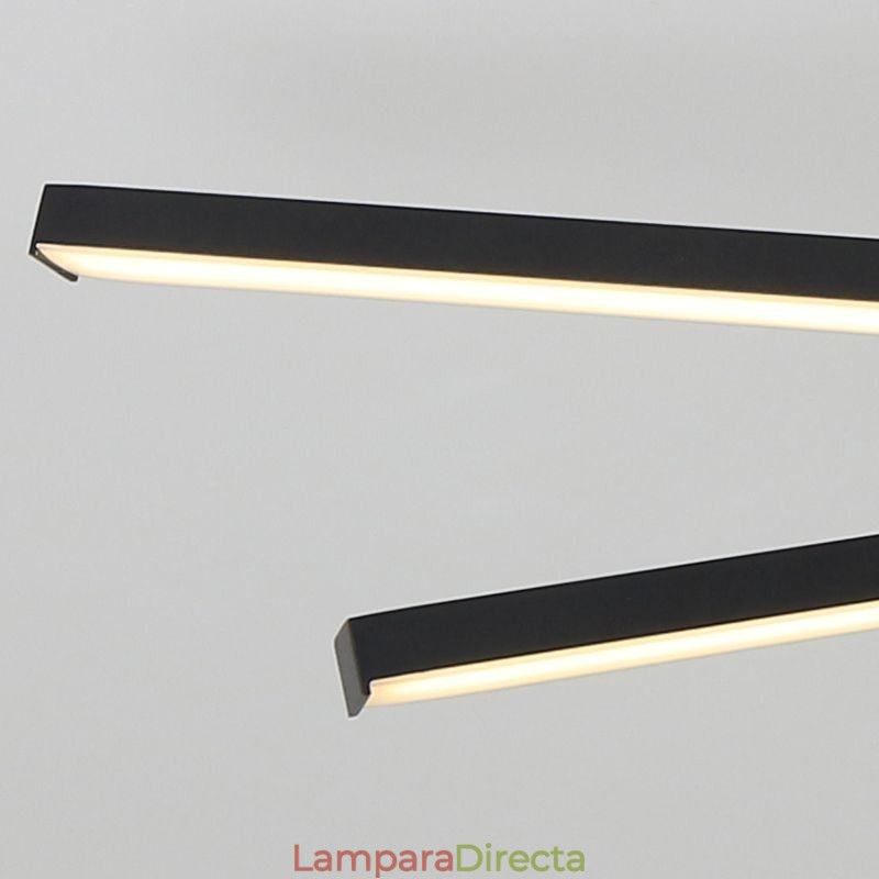 Lámpara de techo moderna y sencilla de aluminio con diseño artístico