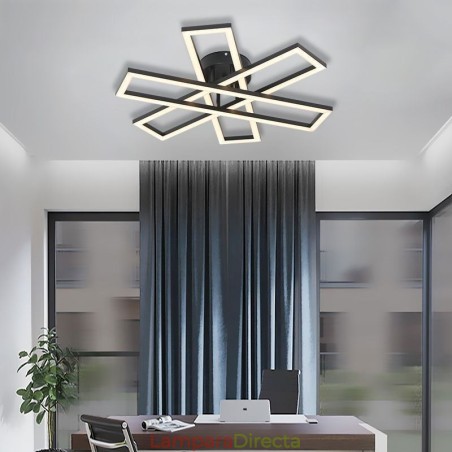 Lámpara de techo minimalista empotrada de aluminio con diseño de molino de viento Lámpara de techo minimalista empotrada de aluminio con diseño de molino de viento