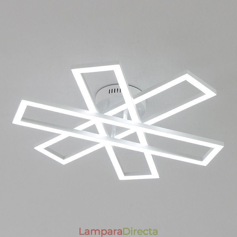 Lámpara de techo minimalista empotrada de aluminio con diseño de molino de viento