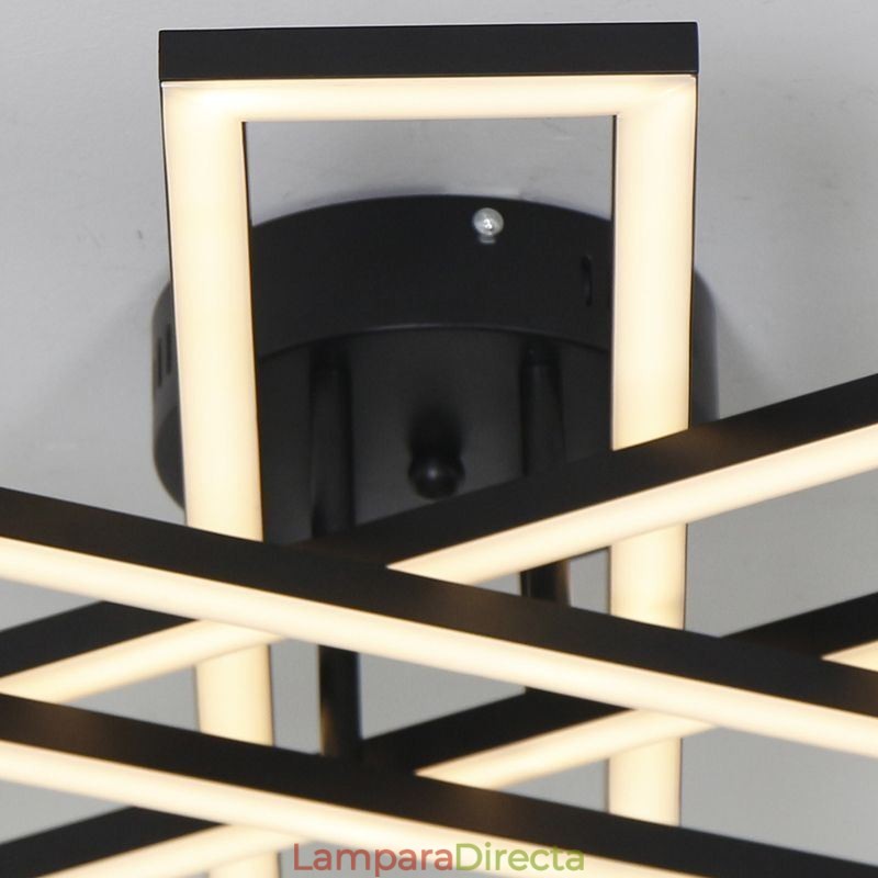 Lámpara de techo minimalista empotrada de aluminio con diseño de molino de viento