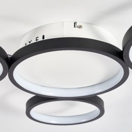 Lámpara de techo moderna de aluminio con montaje empotrado
