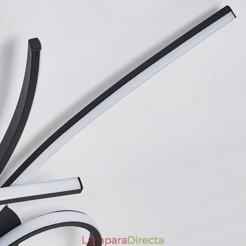 Lámpara de techo minimalista empotrada de aluminio con diseño de mariposa